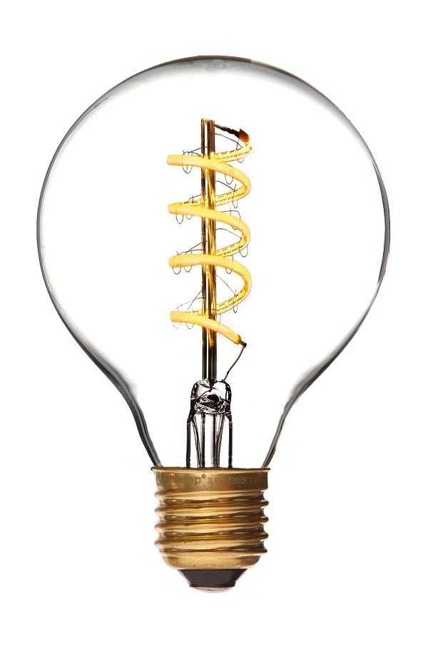 LED Globe de luxe spiral Danlamp LED Globe de luxe spiral Danlamp