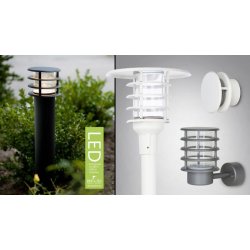 Granit LED V�glampe - Hvid - Belid