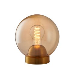 Bubbles Bordlampe - 18 - Amber/Messing - Halo Design